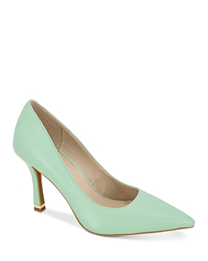 Shop Kenneth Cole Women's Romi Pointed Toe High Heel Pumps In Mint