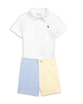 Ralph Lauren - Boys' Soft Cotton Polo Shirt & Mesh Shorts Set - Baby