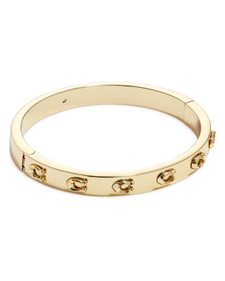 COACH - Sculpted Logo Bangle Bracelet