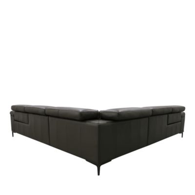 Aprile 5-Piece Power Reclining Leather Sectional - Exclusive