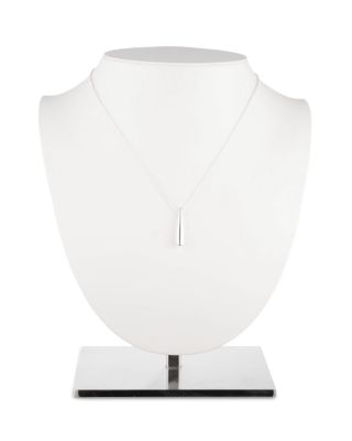 Ralph Lauren Sterling Silver Teardrop Pendant Necklace, 15