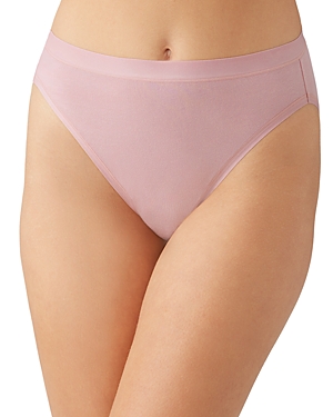 Wacoal Understated Cotton High Cut In Zephyr Pink