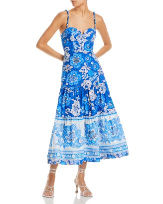 FARM Rio Full of Flowers Midi Dress | Bloomingdale's