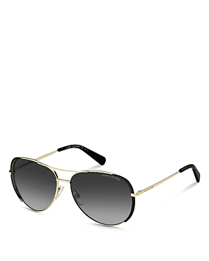 Marc Aviator Sunglasses, 59mm