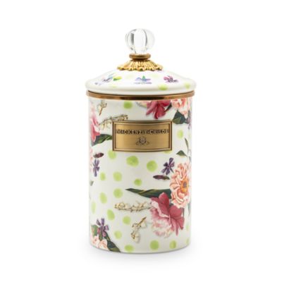 MacKenzie-Childs - Wildflowers Enamel Canister, Large
