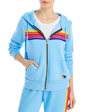 AVIATOR NATION RAINBOW STRIPE HOODIE