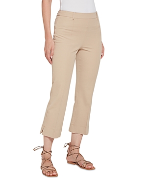 Lyssé Amanda High Rise Cropped Bootcut Pants In Canyon