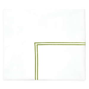 Shop Sferra Grande Hotel Flat Sheet, King In White/fern