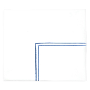 Sferra Grande Hotel Flat Sheet, Full/queen In White/ocean
