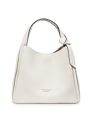 Kate Spade New York Knott Medium Pebbled Leather Crossbody Bag In Cream