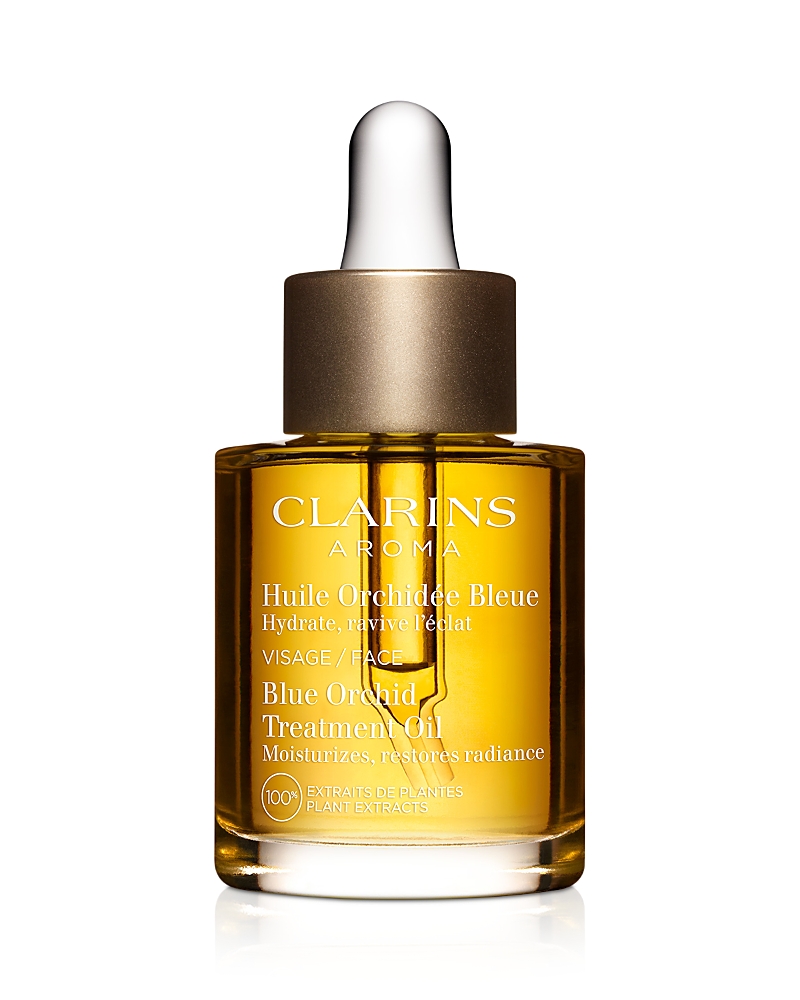 Clarins 1 Oz. Blue Orchid Face Treatment Oil In Yellow