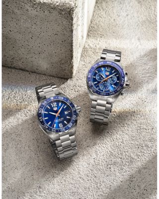 Formula 1 Quartz Men's Blue Steel Chronograph, 43mm