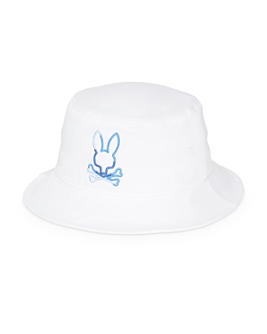 Psycho Bunny Calle Bucket Hat In White