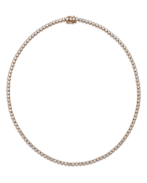 Bloomingdale's Diamond Tennis Necklace In 14k Yellow Gold, 10.0 Ct. T.w. - 100% Exclusive In Gold/white