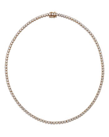 Bloomingdale's - Diamond Tennis Necklace in 14K Yellow Gold, 10.0 ct. t.w. - 100% Exclusive