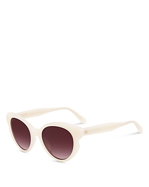 KATE SPADE KATE SPADE NEW YORK ELINA CAT EYE SUNGLASSES, 53MM