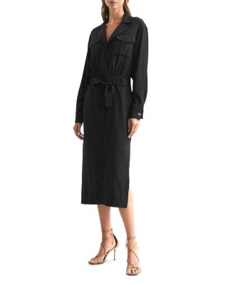 REISS Gail Safari Midi Dress | Bloomingdale's Women