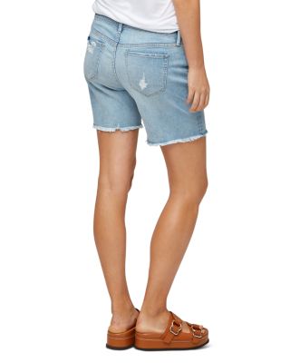 Montauk Distressed Denim Maternity Shorts
