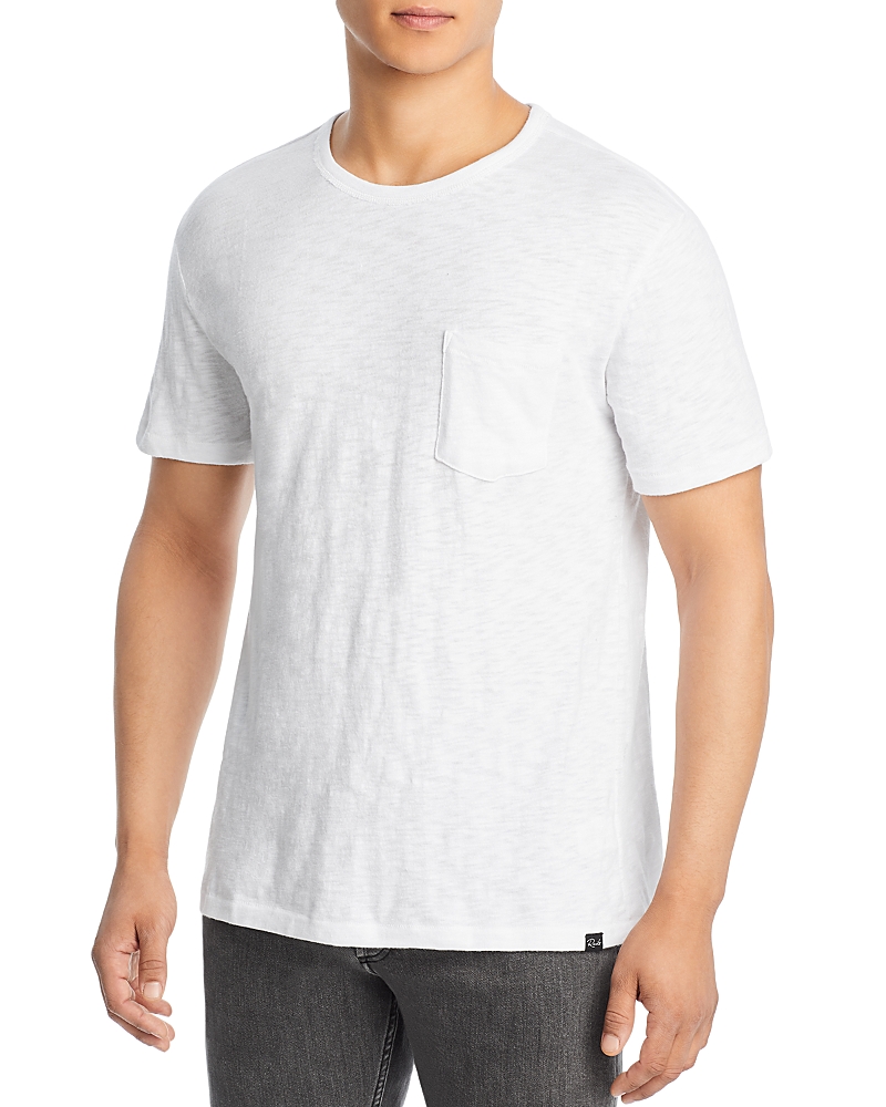 Rails Skipper Slub Pocket T-shirt In White