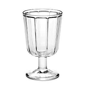 Serax Surface White Wine Glass In Clear