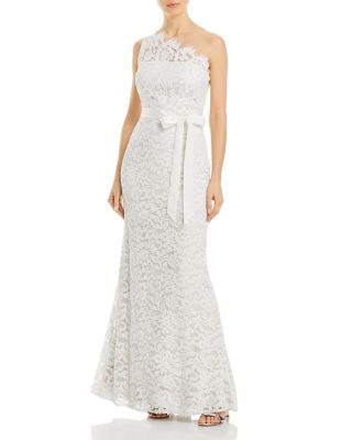 Eliza J Lace One Shoulder Gown | Bloomingdale's