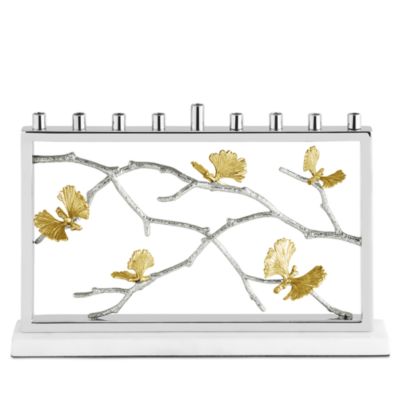 Butterfly Ginkgo Luxe Menorah - Exclusive