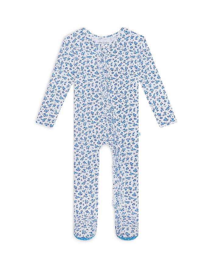 Samantha's Classics Printed Ruffle Front Footie main image 0