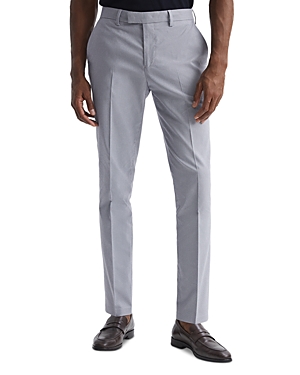 Reiss Eastbury Cotton Stretch Slim Fit Chino Pants In Soft Blue