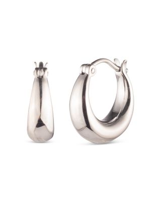 Ralph Lauren - Sterling Silver Graduated Hoop Earrings
