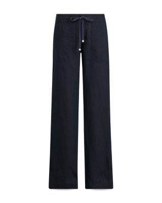 Linen Wide-Leg Pants, Regular & Petite