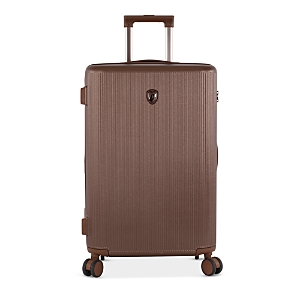 Heys Earth Tones Medium Upright Spinner Suitcase In Umber