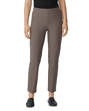 Eileen Fisher Slim Fit Pull On Ankle Pants In Cblst