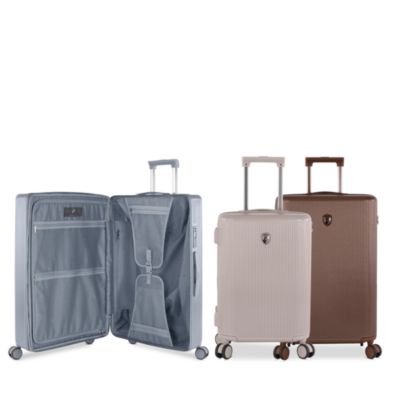 Earth Tone Spinner Luggage Collection