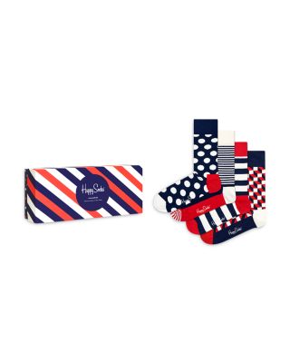 Classic Cotton Blend Crew Socks Gift Box, Pack of 4