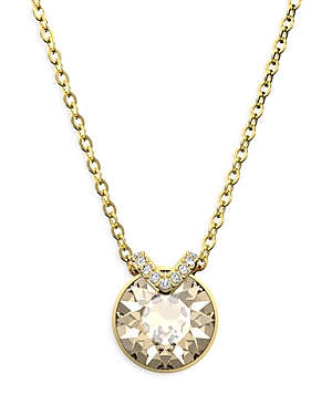 Shop Swarovski Bella V Crystal Pendant Necklace, 15-17 In Gold