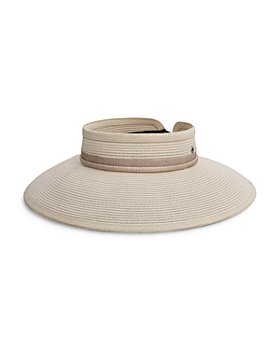 Women Plaid Straw Cap Ultrabraid Visors free Size Women Beach Hats