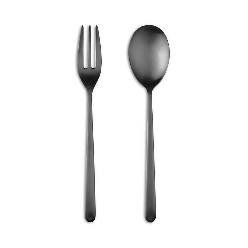 Mepra Linea 2-piece Hostess Set In Silver
