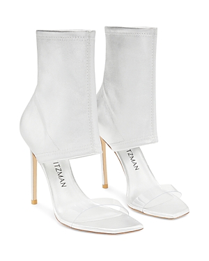 STUART WEITZMAN WOMEN'S FRONT ROW STRETCH HIGH HEEL SHOOTIES