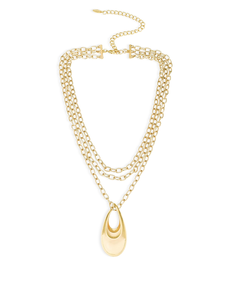 Ettika Infinity Layered Pendant Necklace, 15
