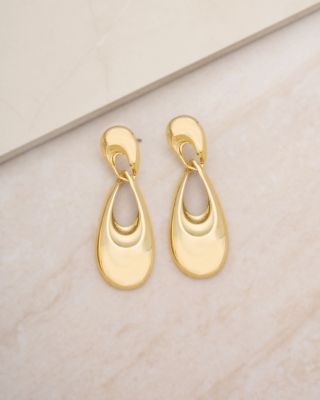 Infinity Link Drop Earrings