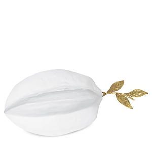 Shop Regina Andrew Starfruit Metal Object In White And Gold