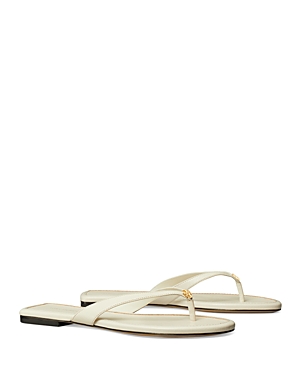 TORY BURCH WOMEN'S CAPRI LEATHER FLIP FLOP SANDALS