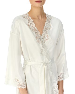 Ralph Lauren Signature Collection Satin Wrap Robe