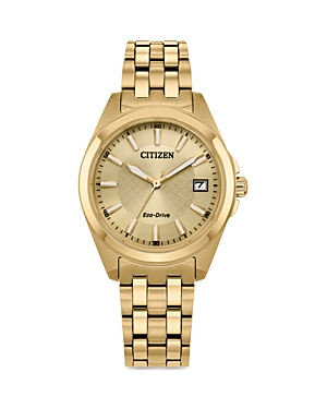 Citizen Eco Classic Gold Tone Stainless Steel Watch, 33.5mm