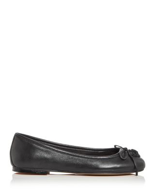 Women's Eagle Head & Bow Ballerina Flats 