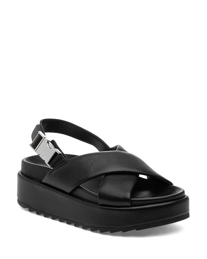 J/Slides Women's Sevi Slip On Slingback Platform Sandals | Bloomingdale's