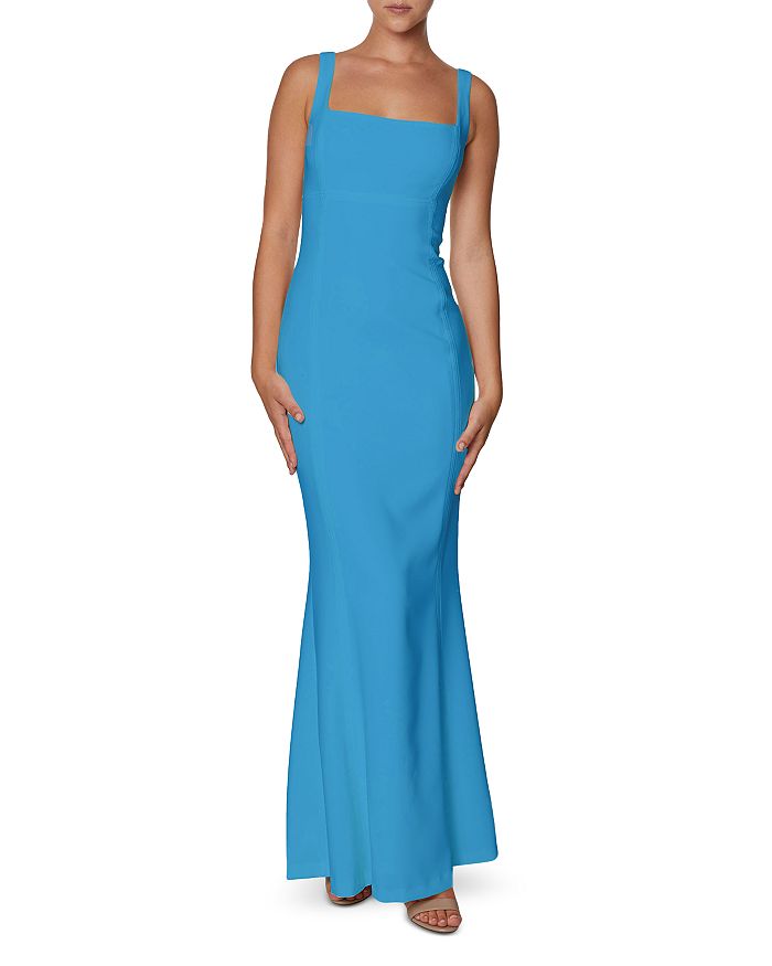 Laundry by Shelli Segal Square Neck Mermaid Gown Bloomingdale's