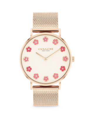 Womens Perry Stainless Steel Bracelet Watch 36mm- Rose Gold COACH Women main image 3