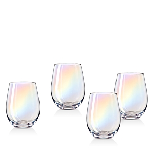 Godinger Monterey Stemless Wine Glass, Set Of 4 In Clear