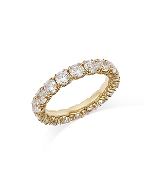 Bloomingdale's Certified Diamond Eternity Band In 14k Yellow Gold Featuring Diamonds With The De Beers Code Of Orig In White/gold